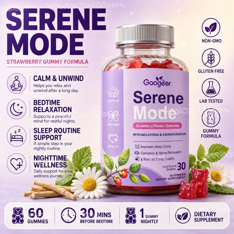 Melatonin Sleep Gummy - Googeer Melatonin Gummies Serene Mode with