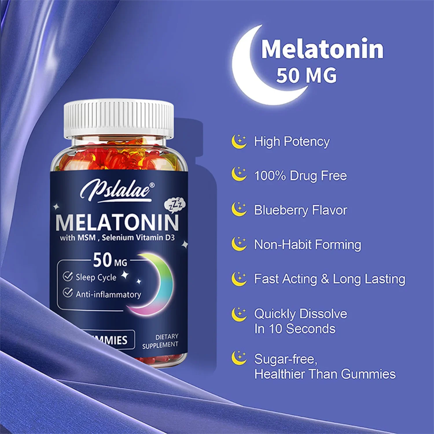 Melatonin Gummies 50 Mg - Impr - огляд і ціна Melatonin Sleep Gummy