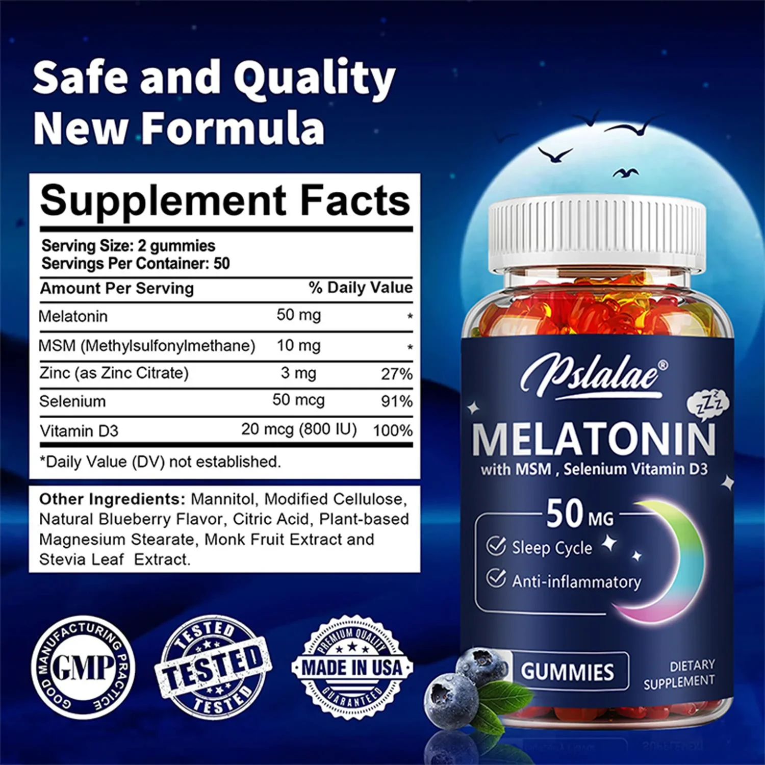 Melatonin Gummies 50 Mg - Impr - огляд і ціна Melatonin Sleep Gummy