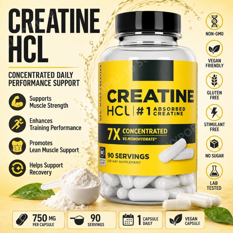 Creatine HCl 750mg 90 Capsules - огляд і ціна Nutrition Of Fitness