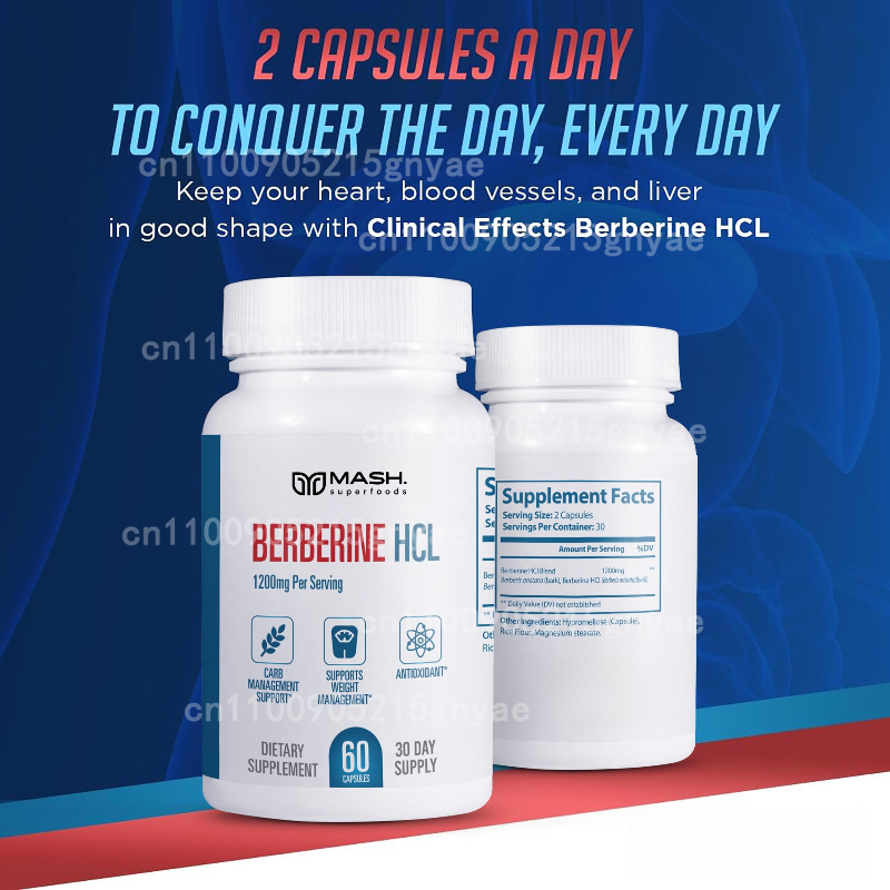 Premium Berberine HCL 1500mg - - огляд і ціна Berberine Hcl Capsule