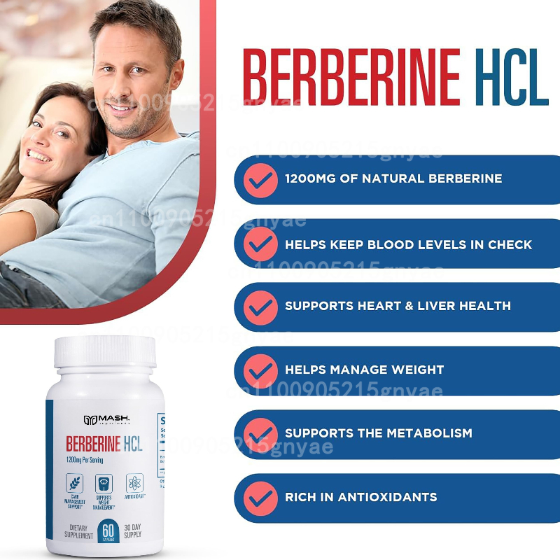 Premium Berberine HCL 1500mg - - огляд і ціна Berberine Hcl Capsule