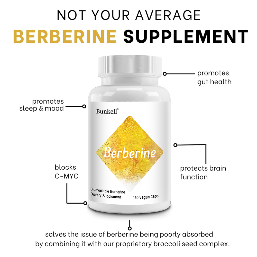Berberine HCl 350mg with Brocc - огляд і ціна Berberine Hcl Capsule