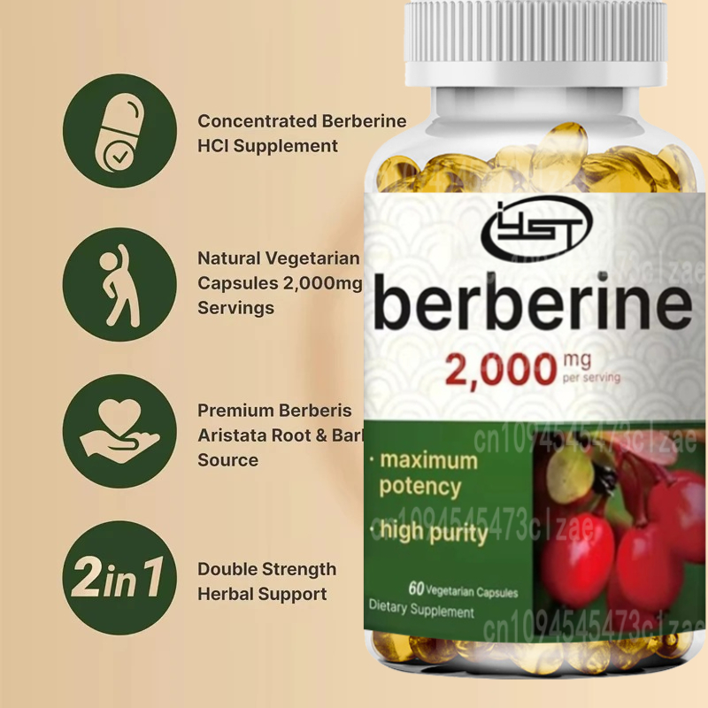 Berberine Supplement | 60 Vege - огляд і ціна Berberine Hcl Capsule