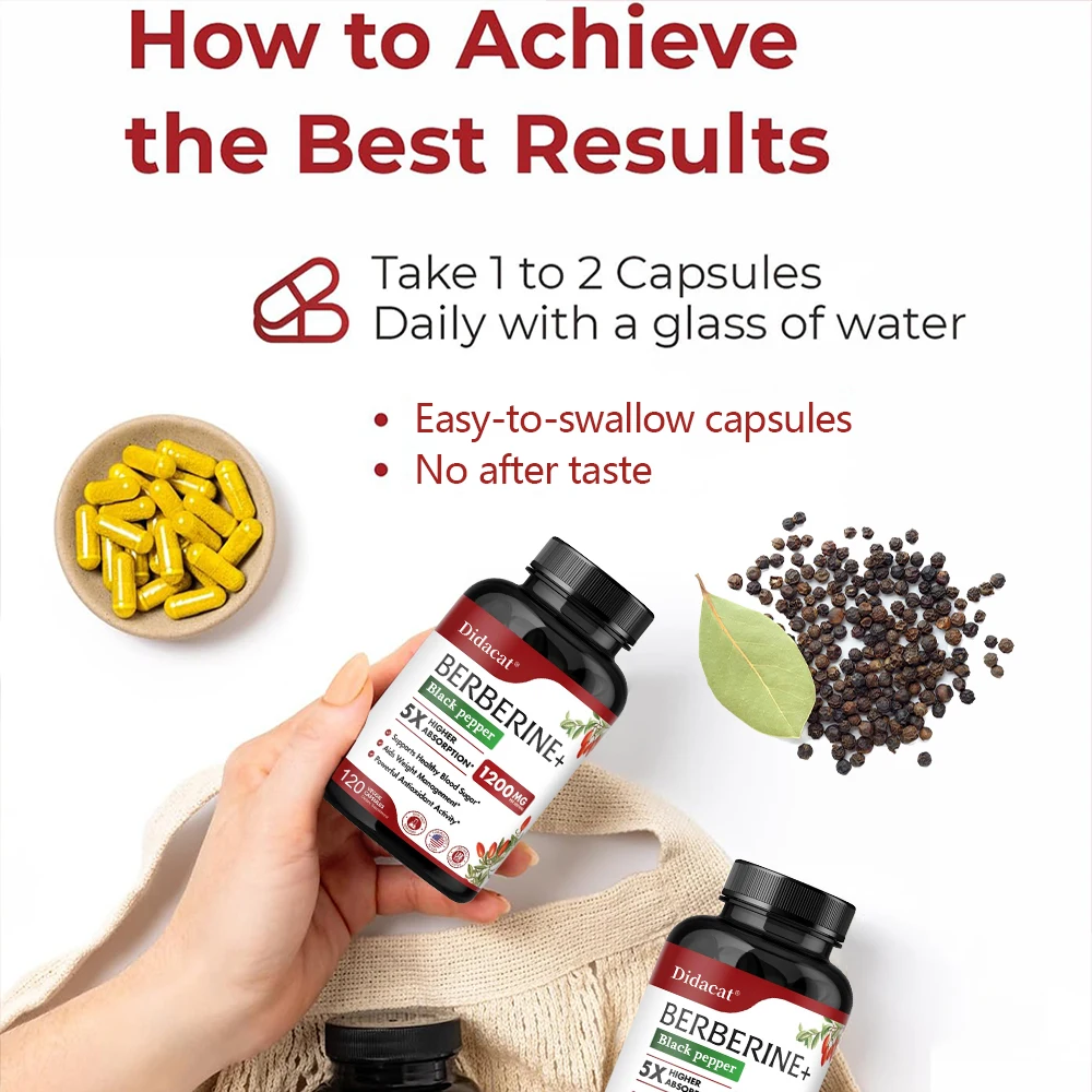 Berberine HCl Supplement - for - огляд і ціна Berberine Hcl Capsule