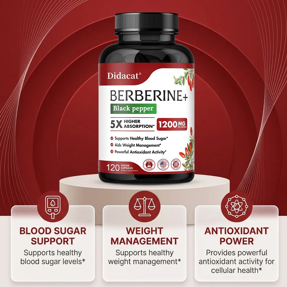 Berberine Supplement 1200mg -  - огляд і ціна Berberine Hcl Capsule
