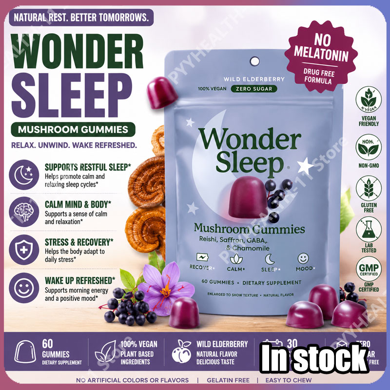 WonderSleep Mushroom Gummies S - огляд і ціна Melatonin Sleep Gummy