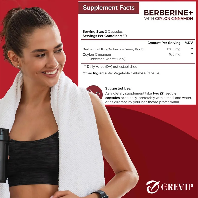 Premium Berberine HCL 1200 Mg  - огляд і ціна Berberine Hcl Capsule